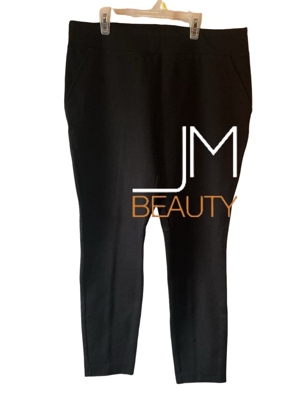 Women's “Attitude” Black Stretch Pants by Jay Manuel